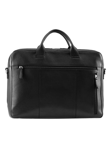 Jost Frankfurt Aktentasche Leder 40 cm Laptopfach in black
