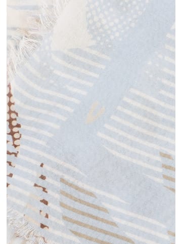 Camel Active Schal mit Print in Hellblau