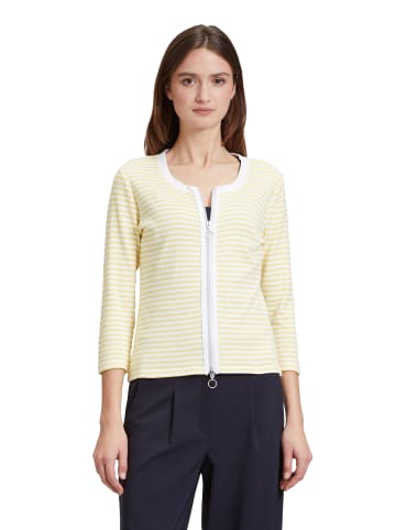 Betty Barclay Shirtjacke mit Struktur in Yellow/White