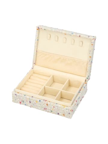 NAEMI Women Jewelry Box in Beige Multicolor