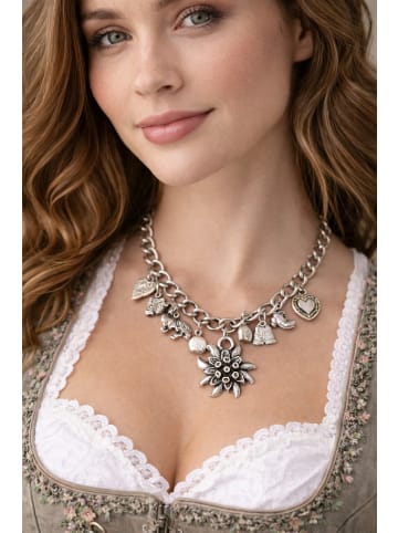 Allgäu Rebell Dirndlkette " Liese " in silber
