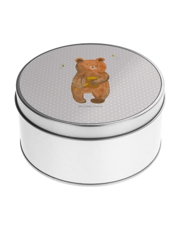 Mr. & Mrs. Panda Kaffeedose Bär Honig ohne Spruch in Grau Pastell