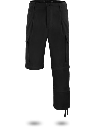 Normani Outdoor Sports Herren 3-in-1 Zip-Off Moleskinhose Daytona in Schwarz