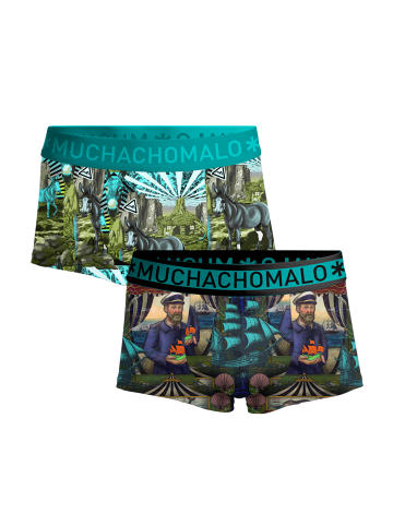 Muchachomalo 2er-Set: Boxershort in Mehrfarbig - für Herren