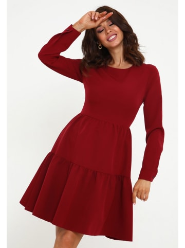 Awesome Apparel Kleid in Bordeaux