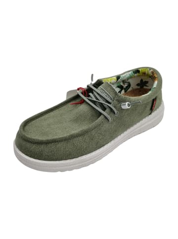 Laufsteg München Mokassins Schnürschuhe in Grün