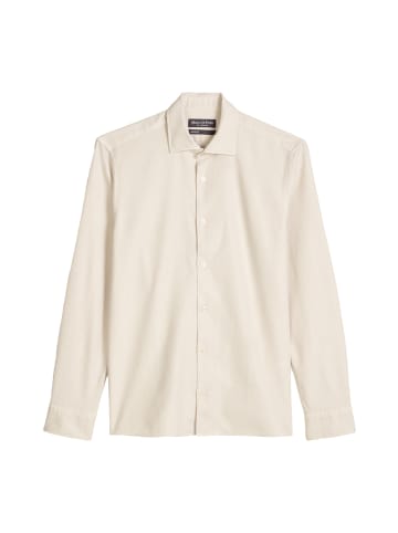 Marc O'Polo Twill-Hemd shaped in Grey Silk