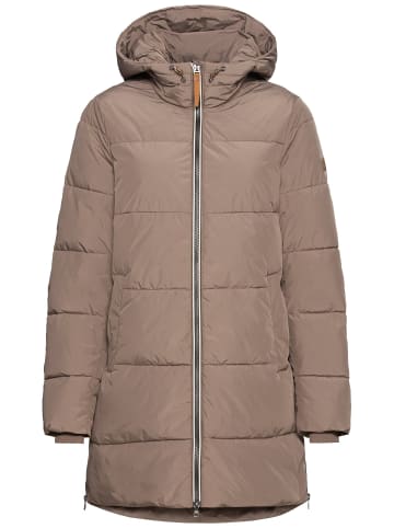 Camel Active Puffer Steppmantel aus recyceltem Polyester in Braun