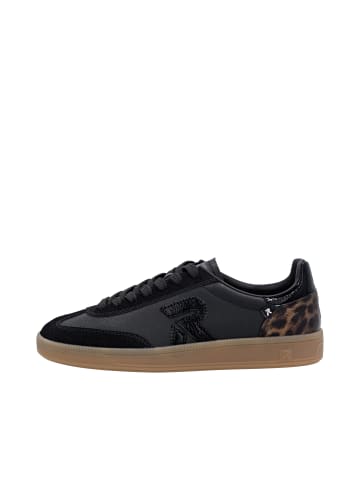 rieker Lowtop-Sneaker in schwarz/schwarz/black/antik