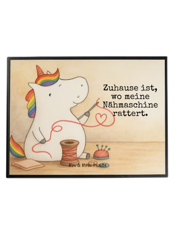 Mr. & Mrs. Panda schreibtischunterlage Einhorn Näherin Design mi... in Weiß