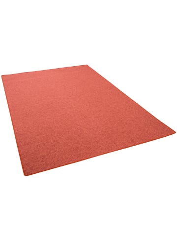 Snapstyle Feinschlingen Velour Teppich Strong in Terracotta