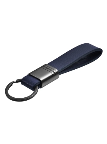 Adeliás Unisex Anhänger – Schlüsselanhänger aus Leder in blau