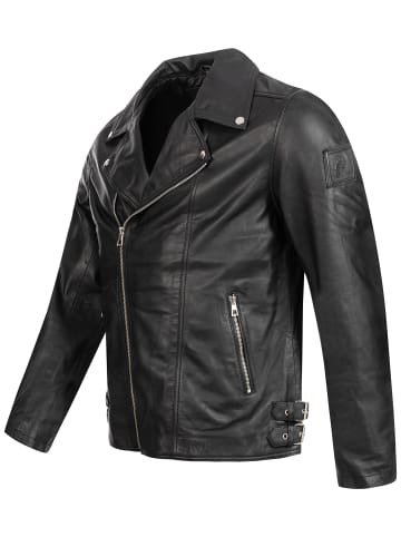 Rock Creek Lederjacke in Schwarz