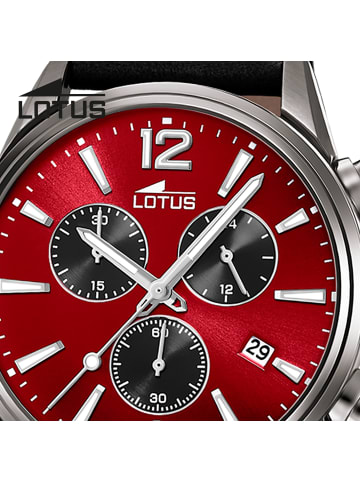 Lotus Chronograph-Armbanduhr Lotus Classic schwarz groß (ca. 42mm)