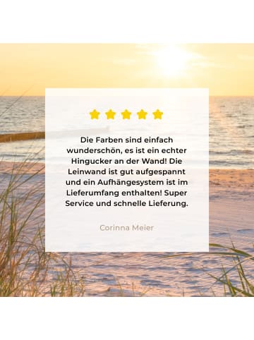 MuchoWow Leinwand bilder Sonnenuntergang (BxH)