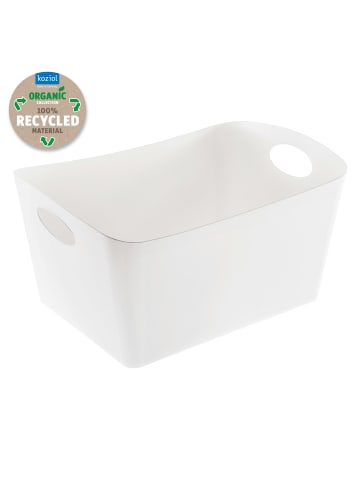 koziol BOXXX L - Aufbewahrungsbox 15l in recycled white