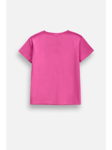 Coccodrillo T-shirt mit kurzen Ärmeln in fuchsie