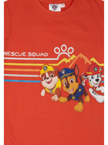 United Labels Paw Patrol T-Shirt - Rescue Squad in rot