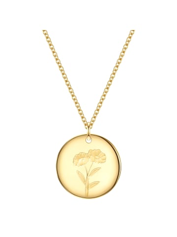 Rafaela Donata Kette Blume aus Sterling Silber in gelbgold