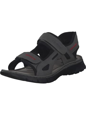 rieker Klassische Sandalen in cenere/black/schwarz