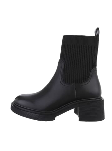 Ital-Design Stiefelette in Schwarz