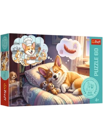 Puzzle - 60 – Corgi im Traumland – Trefl 17434