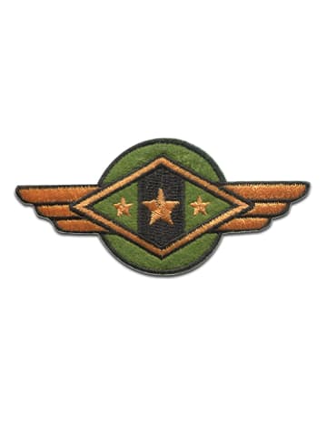 Catch the Patch Airman Militär Abzeichen ArmyApplikation Bügelbild inGelb