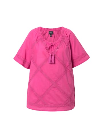 Ulla Popken Tunika in kräftiges pink