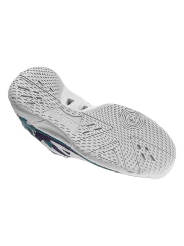 Kempa Hallen-Sport-Schuhe Wing 2.0 W in weiß/cyan/lila