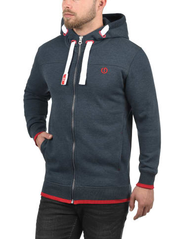 !SOLID Kapuzensweatjacke SDBenjaminZip Sweatjacke in Blau