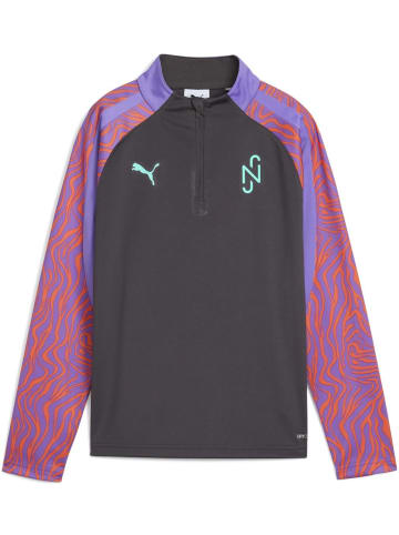 Puma Trainingsjacke "Neymar JR Creativity 1/4 zip Jr" in Grau