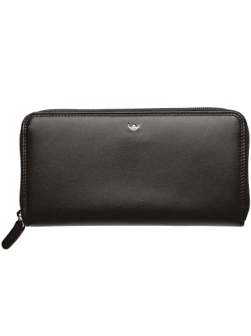 Golden Head Polo Geldbörse RFID Schutz Leder 20 cm schwarz