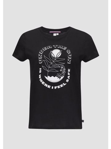 QS T-Shirt in 99D0_schwarz