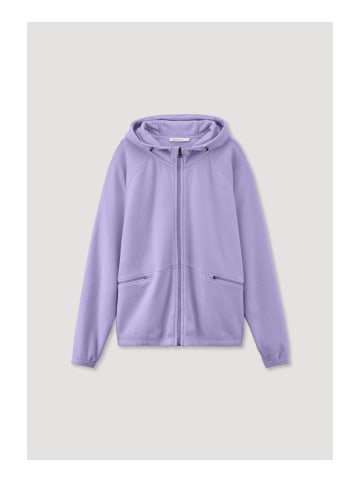 Hessnatur Softfleece Jacke in hellviolett