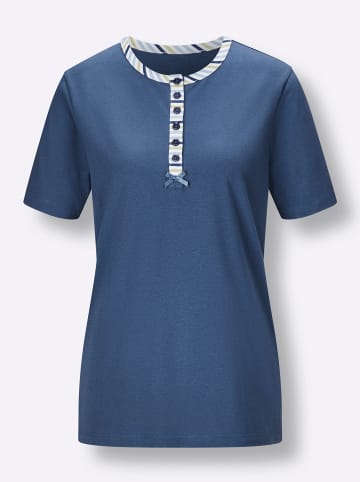 WITT WEIDEN Capri-Anzüge in jeansblau + jeansblau-geringelt