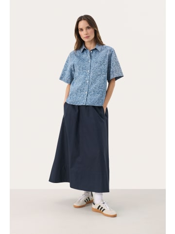 PART TWO Langarm - Hemd NiclaPW Lockere Passform in Denim Rose