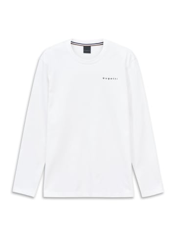 Bugatti Langarmsweatshirt in 10-weiß