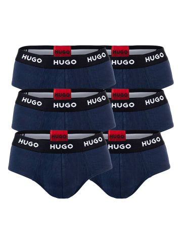 HUGO Slip 6er Pack in Blau