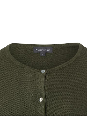 Franco Callegari Strickjacke in khaki - 0015