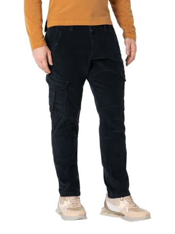 Timezone Cargohose Regular Fit Slim Leg Klappentaschen in Dunkelblau