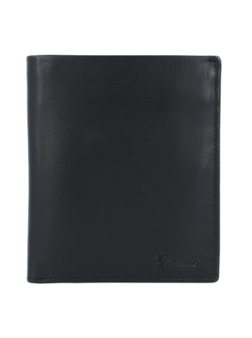 Esquire New Silk Geldbörse Leder 10.5 cm schwarz