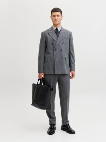 Jack & Jones Zweireihiger Blazer und Anzughose in Grey Melange