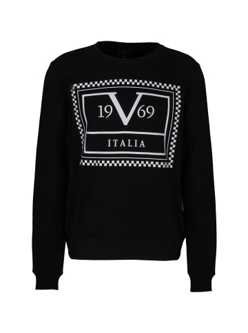 19V69 Italia by Versace Sweatshirt Lorenzo-026 in schwarz