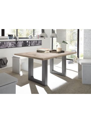 58 aufm Kessel ESSZIMMERTISCH Eila 4 160 x 90 x 75 Esstisch Graphit/Sandeiche