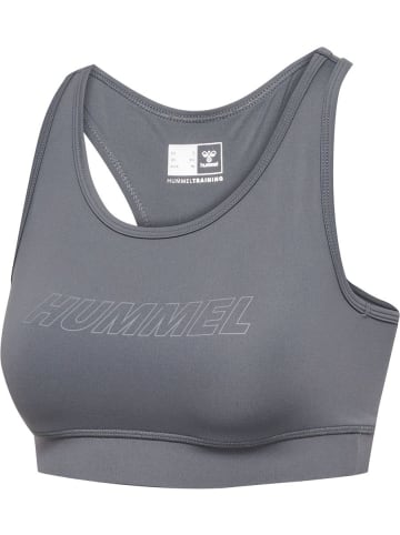 Hummel T-Shirt "Hmlte Fundamental Sports Bra" in Grau