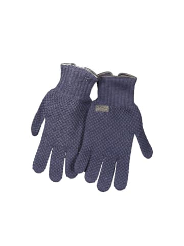 HARMONT & BLAINE Blau Marine Wolle Herren Handschuhe