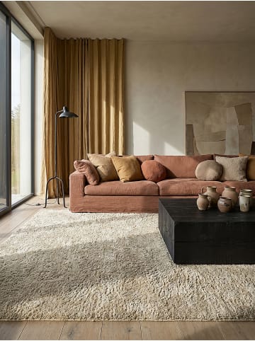 KADIMA DESIGN Shaggy-Teppich Kuschelig LYNE Weich Wohnzimmer in Beige