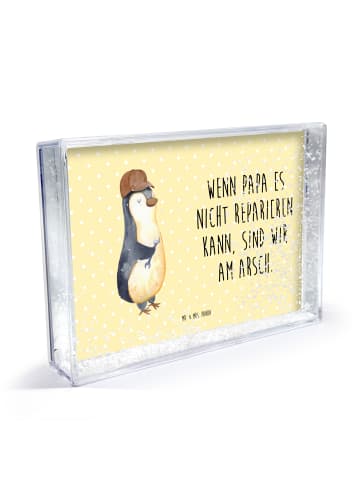 Mr. & Mrs. Panda Bilderrahmen Wenn Papa es nicht reparieren kann... in Gelb Pastell