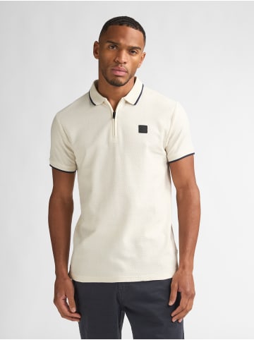 Petrol Industries Kurzarm-Poloshirt Volante in Weiß