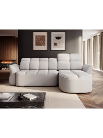 MF Design Benny Recamiere Rechts in Weiß -  (L) 185 x (B) 301 x (H) 115 cm